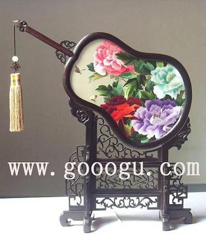 高檔牡丹雙面繡, 雙面繡精品 ,蘇繡精品